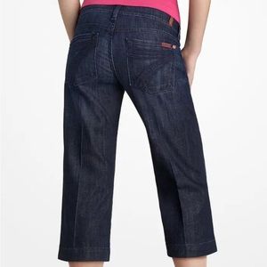 Seven for all mankind crop dojo jeans size 29